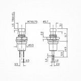 ELECTRO DH PULSADOR OFF-ON - ROJO