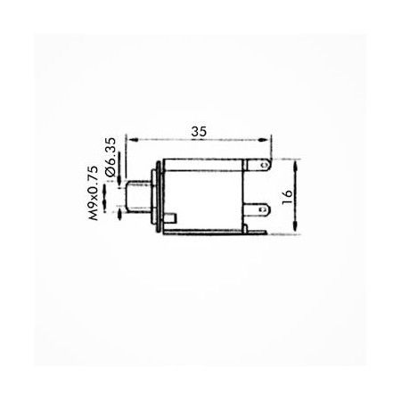 Jack Hembra 6,3mm. Estereo - BASE