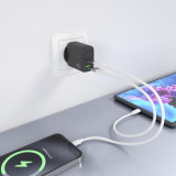 Cargador pared USB-C y USB-A 45W AISENS A110-0971