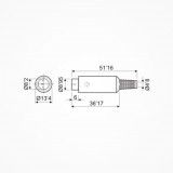 CONECTOR MINI DIN 8 PIN MACHO AÉREO