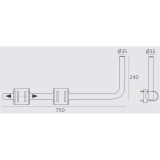 Brazo Soporte A Torreta doble brida