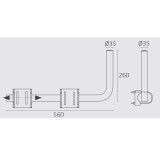 Brazo Soporte A Torreta doble brida