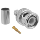 Conector BNC macho crimpar RG-59