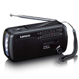 Radio linterna LENCO MCR-113BK