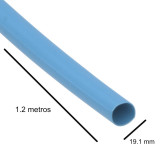 Funda Termoretractil Azul 19,1mm. 1,2 metros