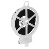 ALAMBRE FORRADO NEGRO ROLLO 30MTS.