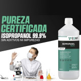 ALCOHOL ISOPROPILICO 1 LITRO 99,9% PUREZA