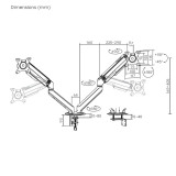 Soporte TV mesa 17" A 32" AISENS DT32TSR-439
