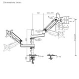 Soporte TV mesa 17" A 32" AISENS DT32TSR-441