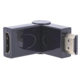 Adaptador HDMI Macho - HDMI Hembra articulado