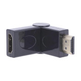 Adaptador HDMI Macho - HDMI Hembra articulado