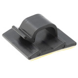 Clip adhesivo de sujeción para cable/tubo de 5mm.