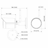 Cámara tubular IP DAHUA IPC-HFW1430DS-SAW