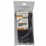 Brida Nylon 380x7,6mm. Negro (1 Ud.)