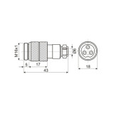 CONECTOR MICRO 3 PIN