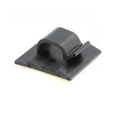 Clip adhesivo de sujeción para cable/tubo de 8mm