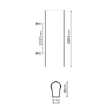 Cinta Led Flex Neon Luz Blanco Cálido 3000K
