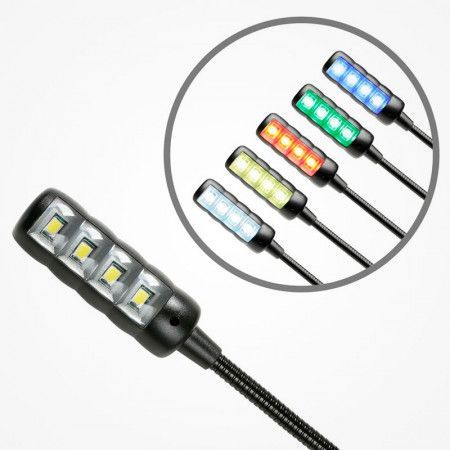 Lámpara flexo Adam Hall Stands Sled 1 Ultra USB C