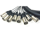 Manguera 8 XLR ADAM HALL 3 STAR LOOM 8 MF 0500