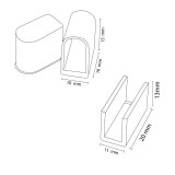 PACK DE TAPONES Y GRAPAS PARA TIRA NEON