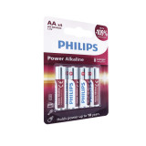 Pila alcalina LR06/AA Philips (4 Unid.)