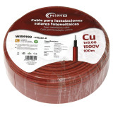 Cable de alimentación SOLAR 6mm. Rojo ( METRO )