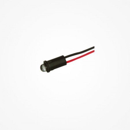 LED 5 mm. ROJO 12 v. INTERMITENTE,CON CABLE Y SOPO