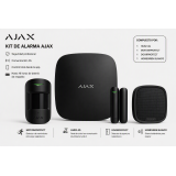 KIT ALARMA AJAX HUB2-4G NEGRA