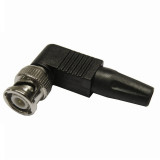 BNC acodado tornillo con capuchón RG-58/RG-59