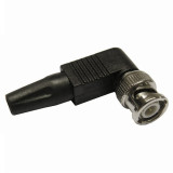 BNC acodado tornillo con capuchón RG-58/RG-59