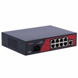 Switch Safire SF-SW0908HIPOE-120 con Hi-PoE