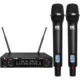 Micrófono inalámbrico DUO mano EK AUDIO JRU680D