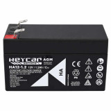 Batería de Plomo HEYCAR HA12-1,2 (12V. / 1,2 Amp.)