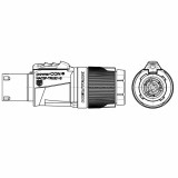 POWERCON TRUE1 NEUTRIK NAC3F-TRUE1-S