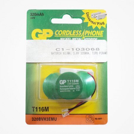 GP T116M Batería recargable teléfono 3,6V