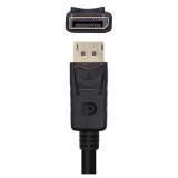 Conexión DisplayPort macho a HDMI macho 3m.