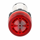 Zumbador de empotrar 230V. 80dB Rojo