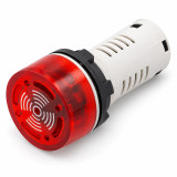 Zumbador de empotrar 230V. 80dB Rojo