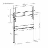 Soporte motor suelo TV 55"- 90" AISENS FWF90SE-473