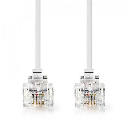 Cable RJ11 Mach a RJ11 Macho 10 metros