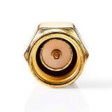 Adaptador SMA-RP Hembra a SMA Macho, Dorado