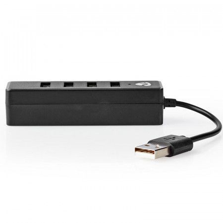 NEDIS UHUBU2420BK Dispositivo Hub USB de 4 puertos