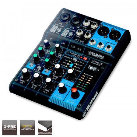 Mesa de mezclas YAMAHA MG06X