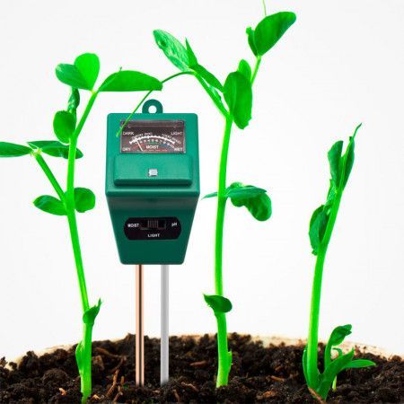 Medidor de PH y humedad para plantas 20.0209