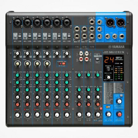 Mesa de mezclas Yamaha MG12XUK