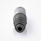 Conector XLR Macho 5 Pines Plata