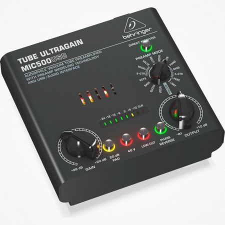 BEHRINGER TUBE ULTRAGAIN MIC500USB