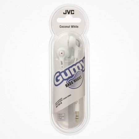 JVC HA-F160-W-E Auriculares de Botón - Blanco