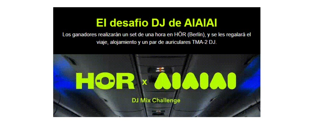 El desafio DJ de AIAIAI