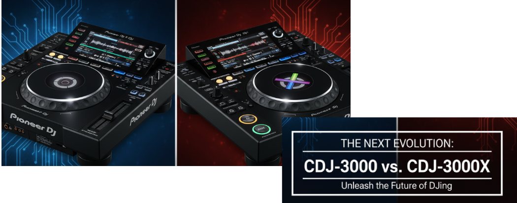 Comparativa CDJ-3000X vs CDJ-3000